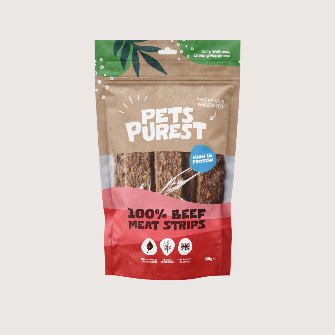 Pure Dog Food Dehydrated Treat Beef & Parsley Dog Treats main image 1