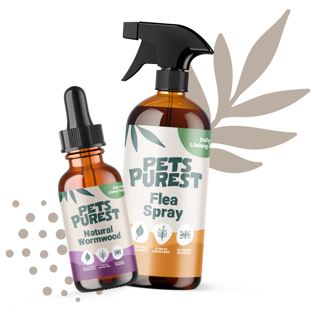 Flea & Wormwood Supplements for Dogs