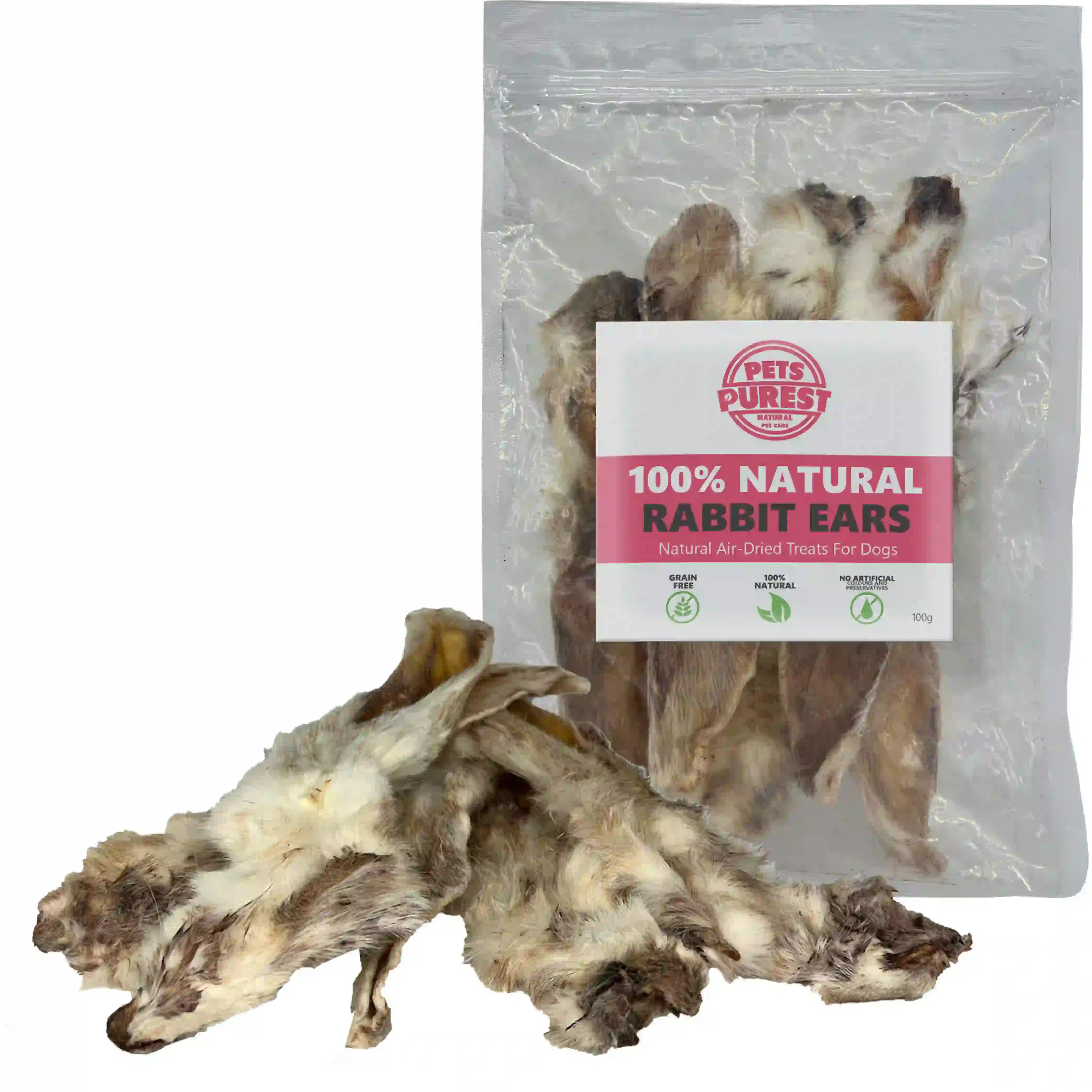 Dried rabbit 2024 ears for dogs