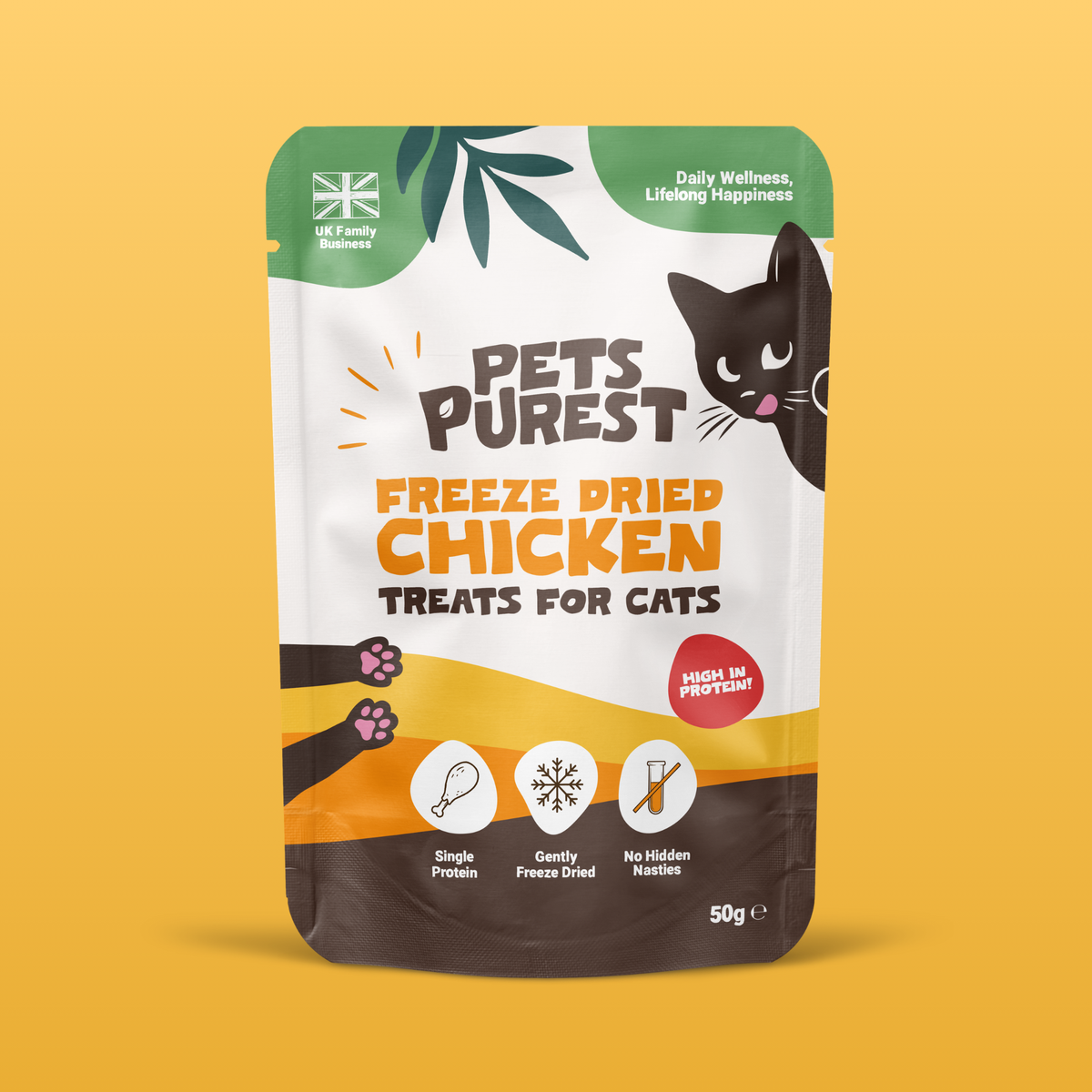 Freeze Dried Chicken Treats for Cats | 50g