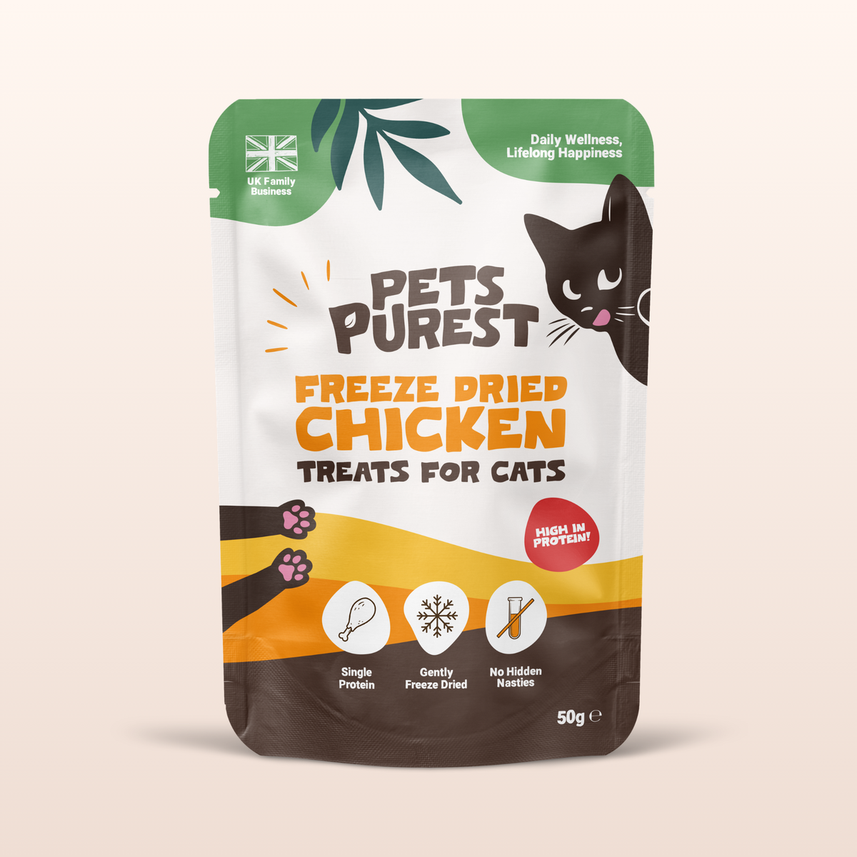Freeze Dried Chicken Treats for Cats | 50g