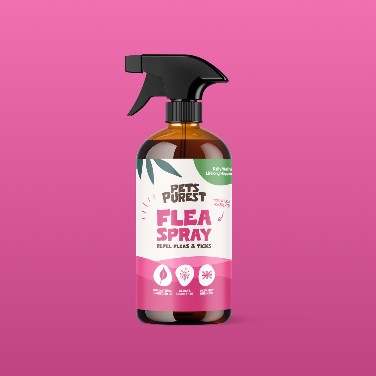 Natural Flea, Lice & Tick Spray for Dogs | 500ml