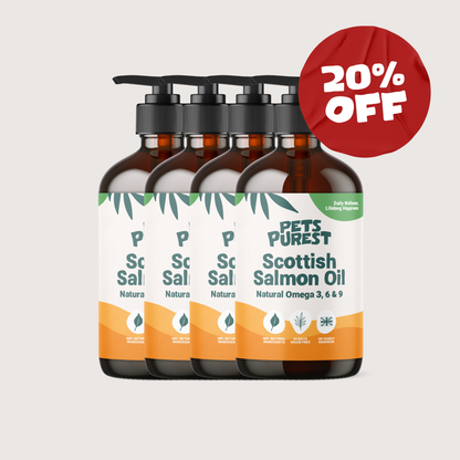 Natural Scottish Salmon Oil 300ml | 4 Pack Bundle