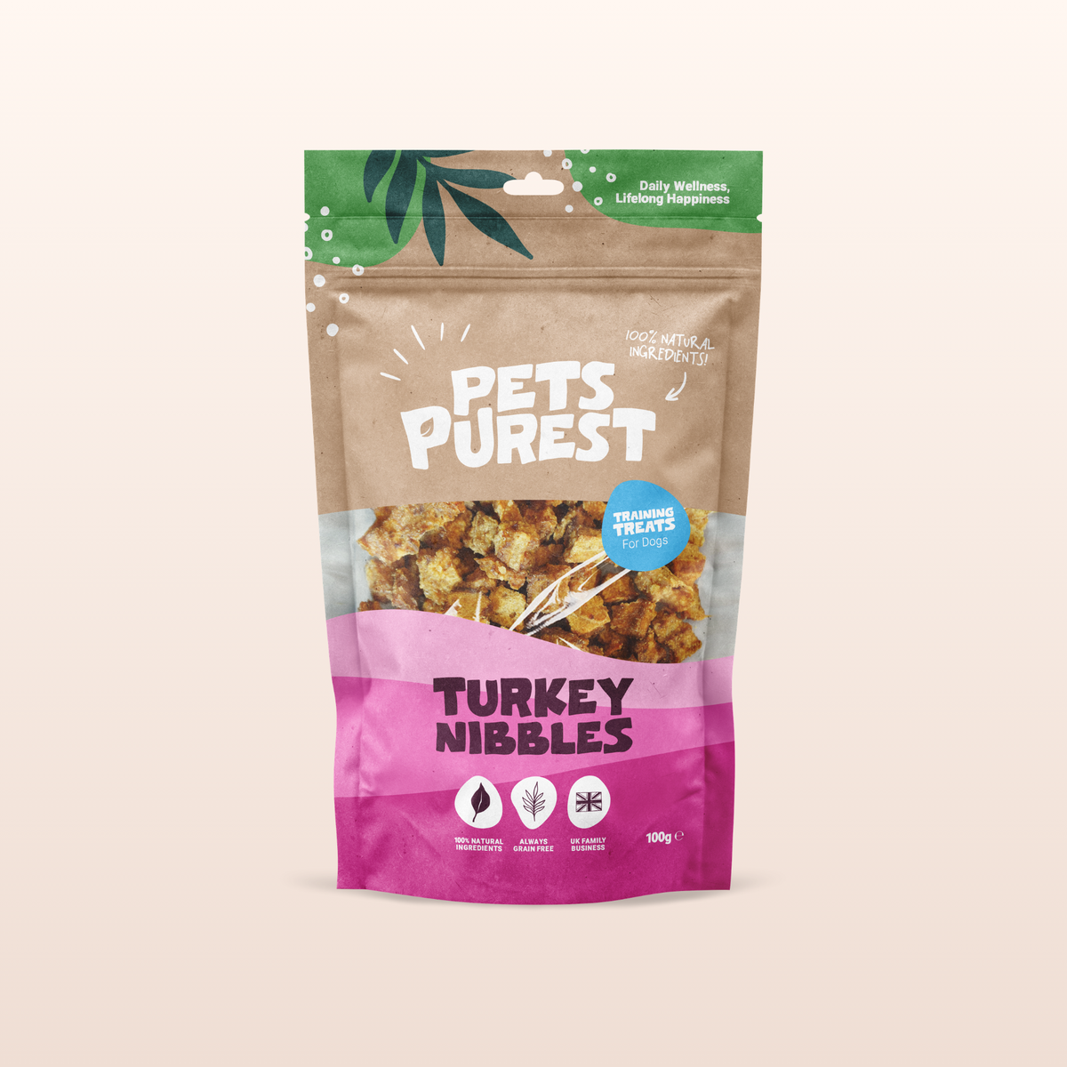 100% Natural Turkey Nibbles | 100g