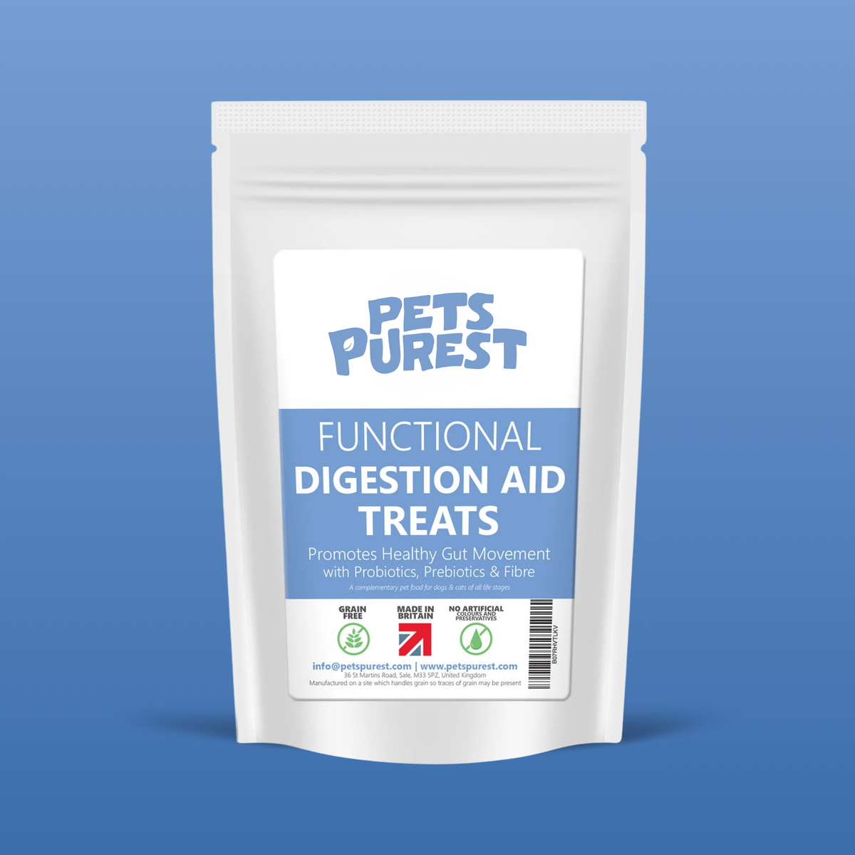 100% Natural Grain Free Digestion Aid Premium Treats | 70g