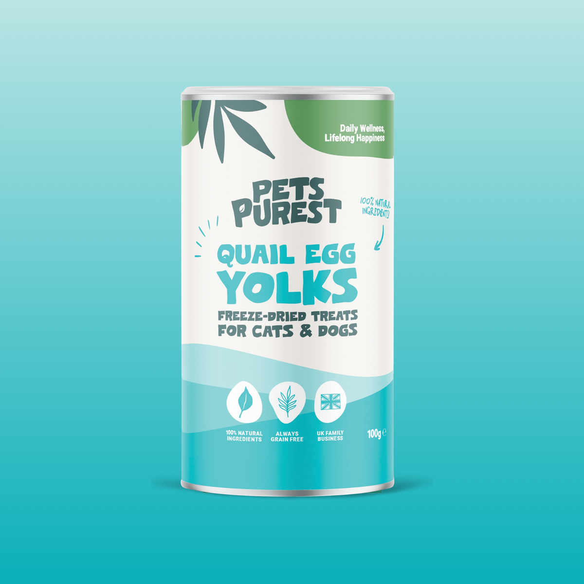 Freeze-Dried Quail Egg Yolk for Cats and Dogs | 100g