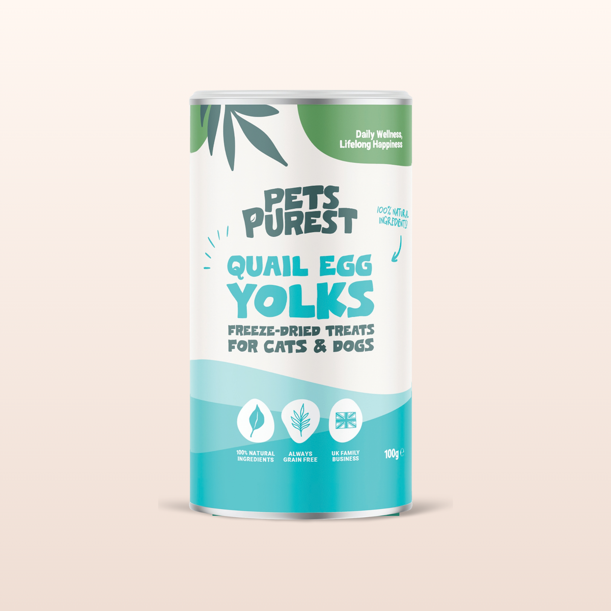 Freeze-Dried Quail Egg Yolk for Cats and Dogs | 100g