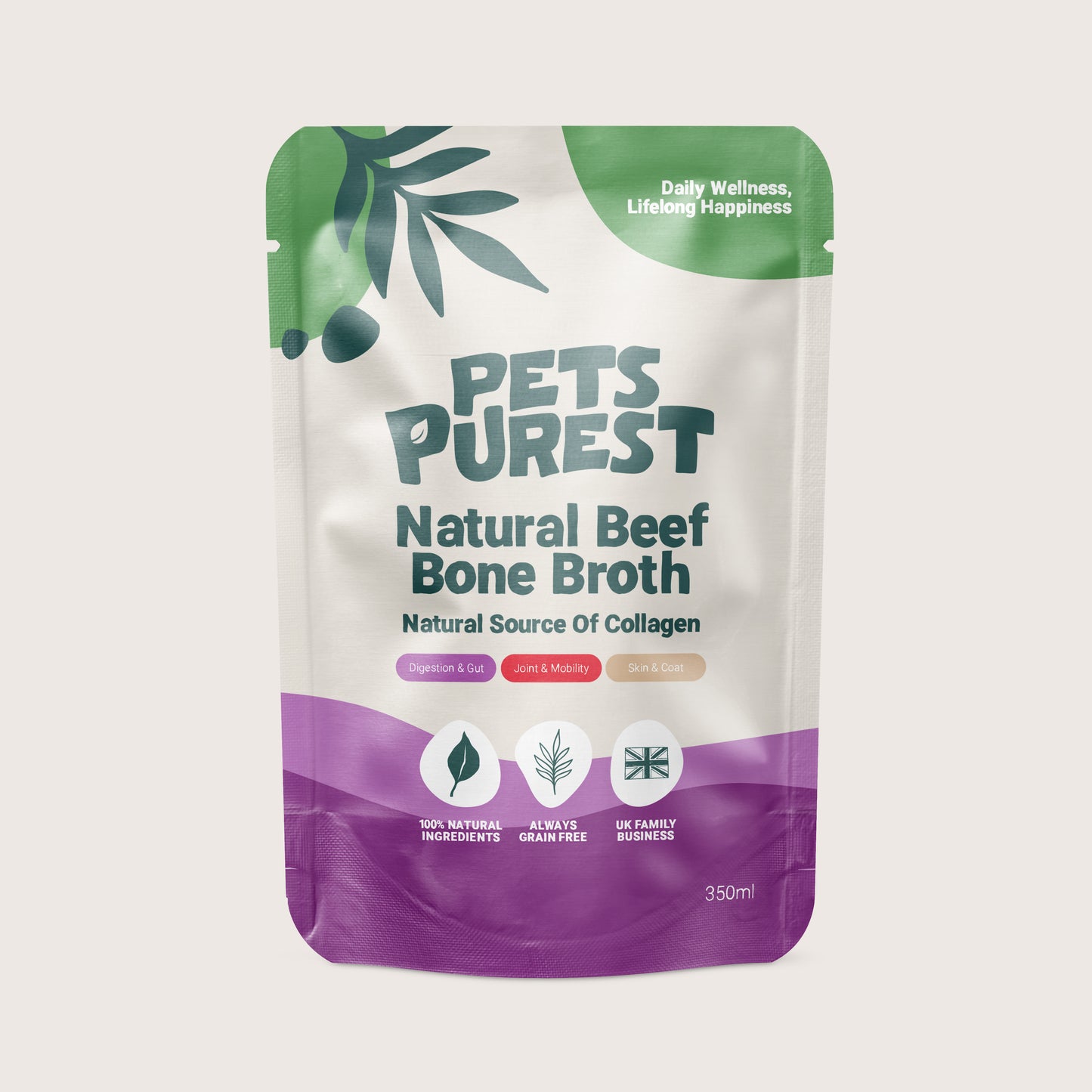 Natural Beef Bone Broth 350ml