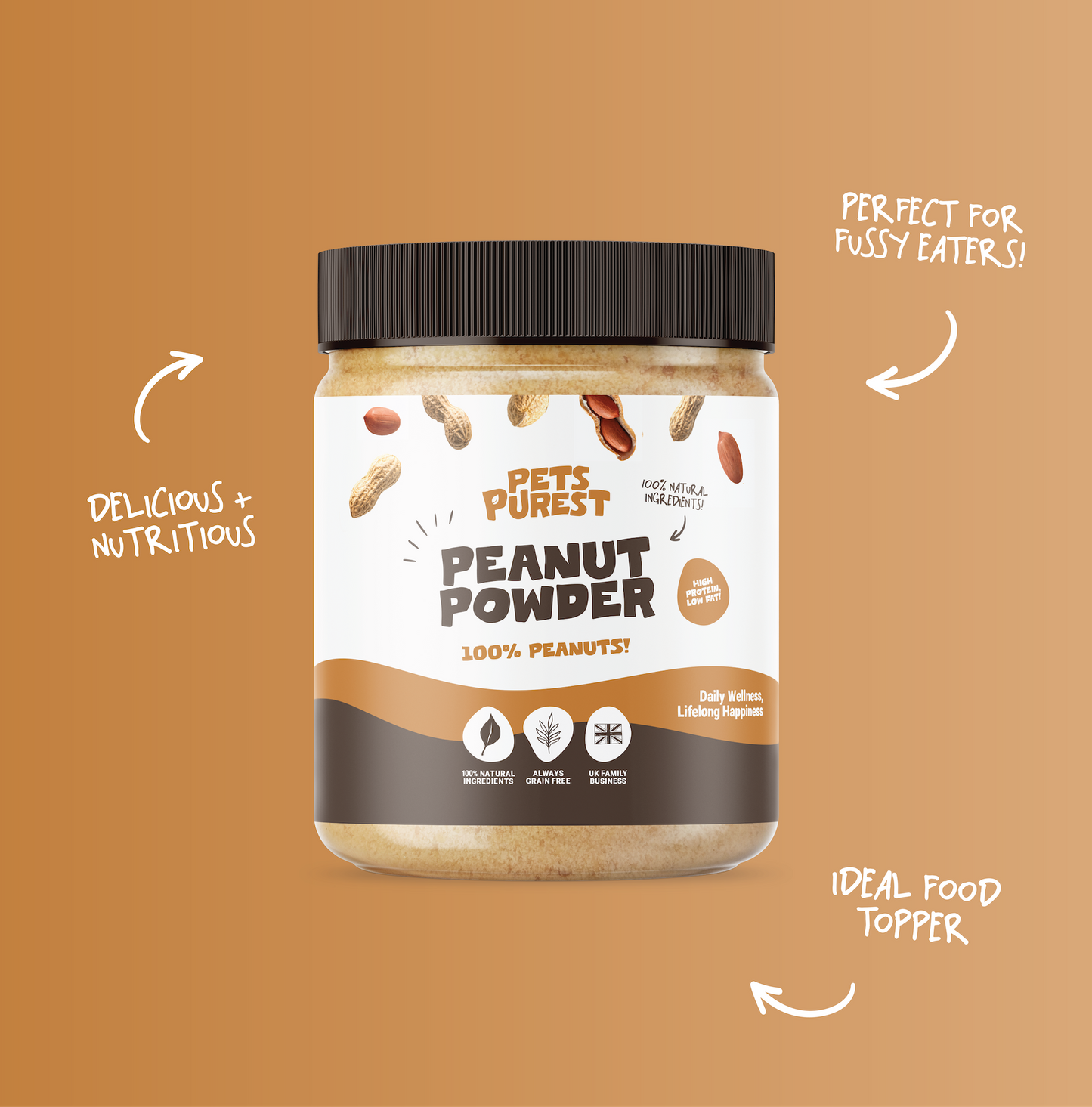 Natural Peanut Powder | 110g