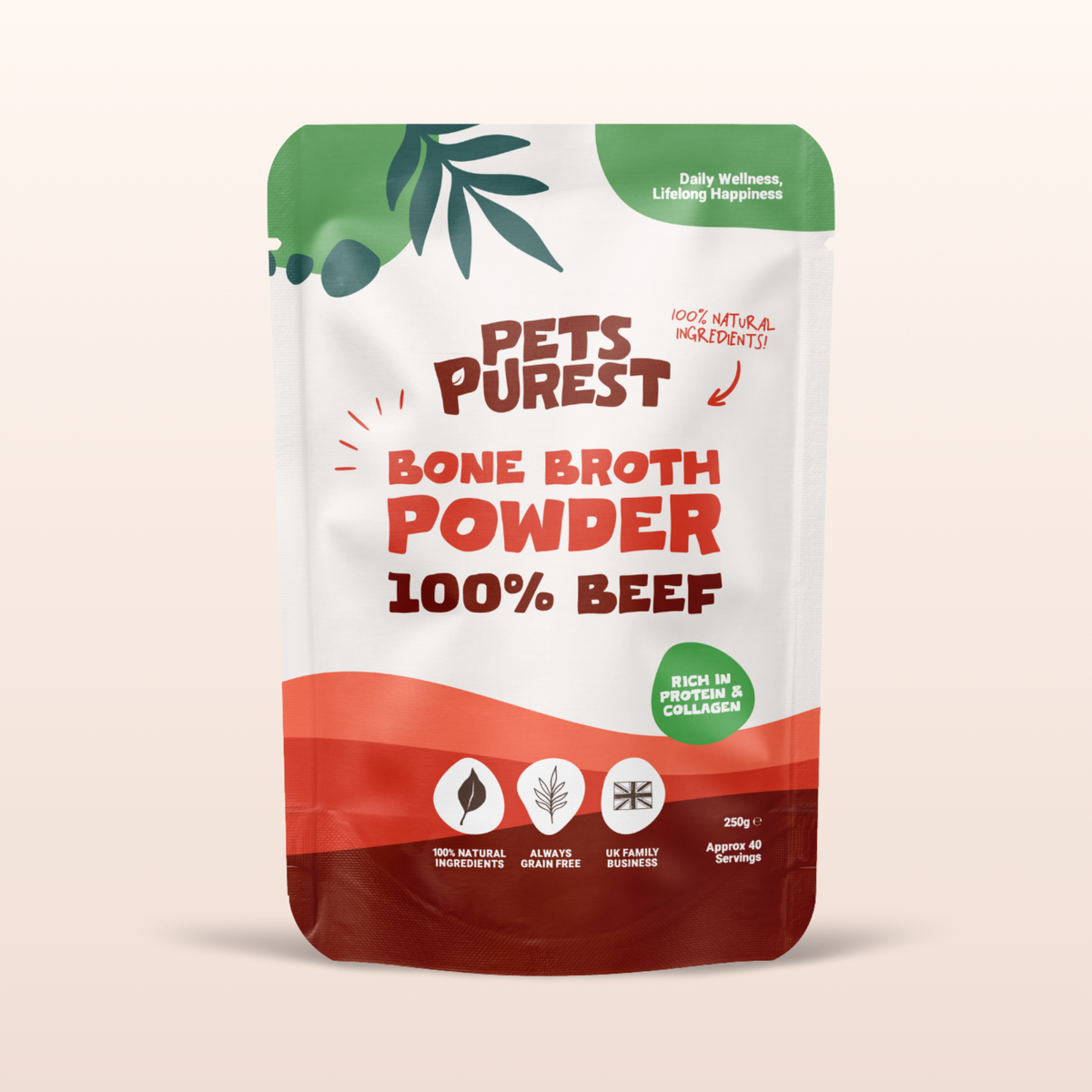 Beef Bone Broth Powder for Dogs and Cats