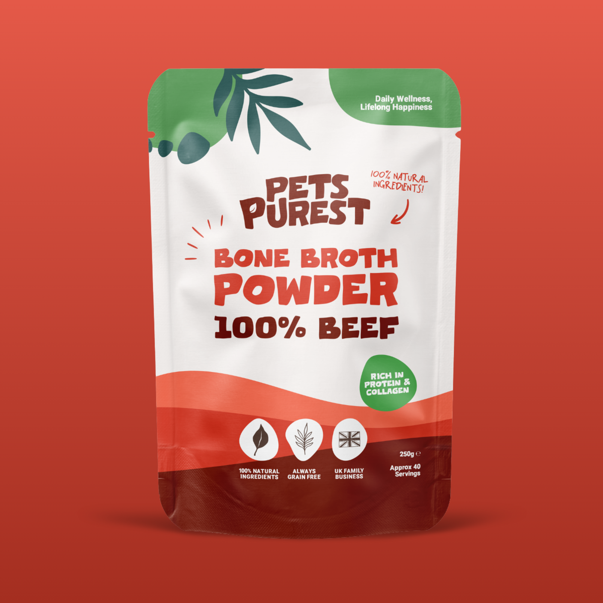 Beef Bone Broth Powder for Dogs and Cats