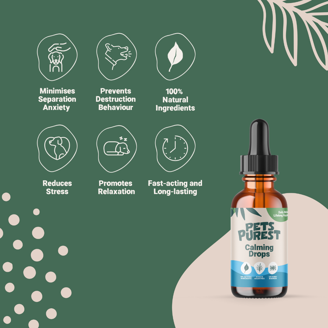 Calming Aid for Dogs Cats 100 Natural Pets Purest