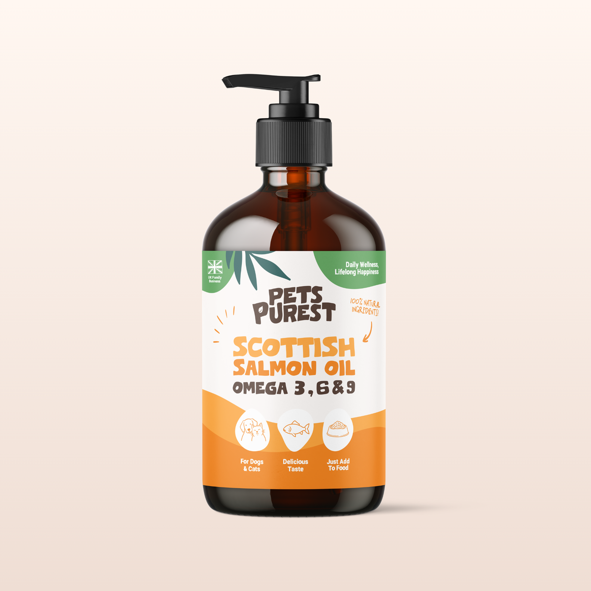 Natural Scottish Salmon Oil 500ml | For Dogs & Cats