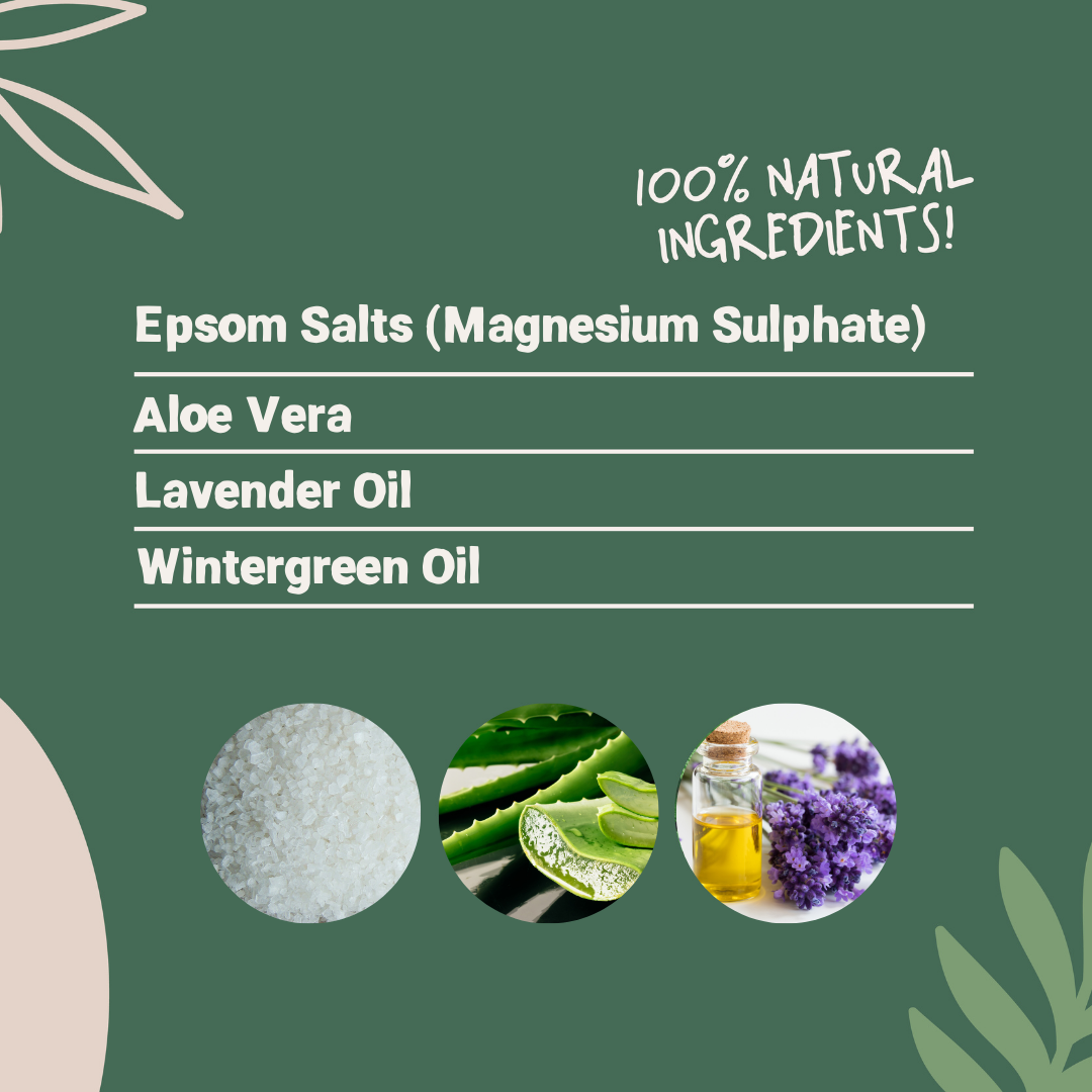 Natural Epsom Salt Gel 125ml