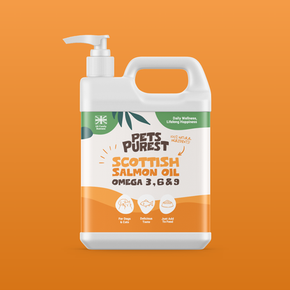 Natural Scottish Salmon Oil 2500ml | For Dogs & Cats