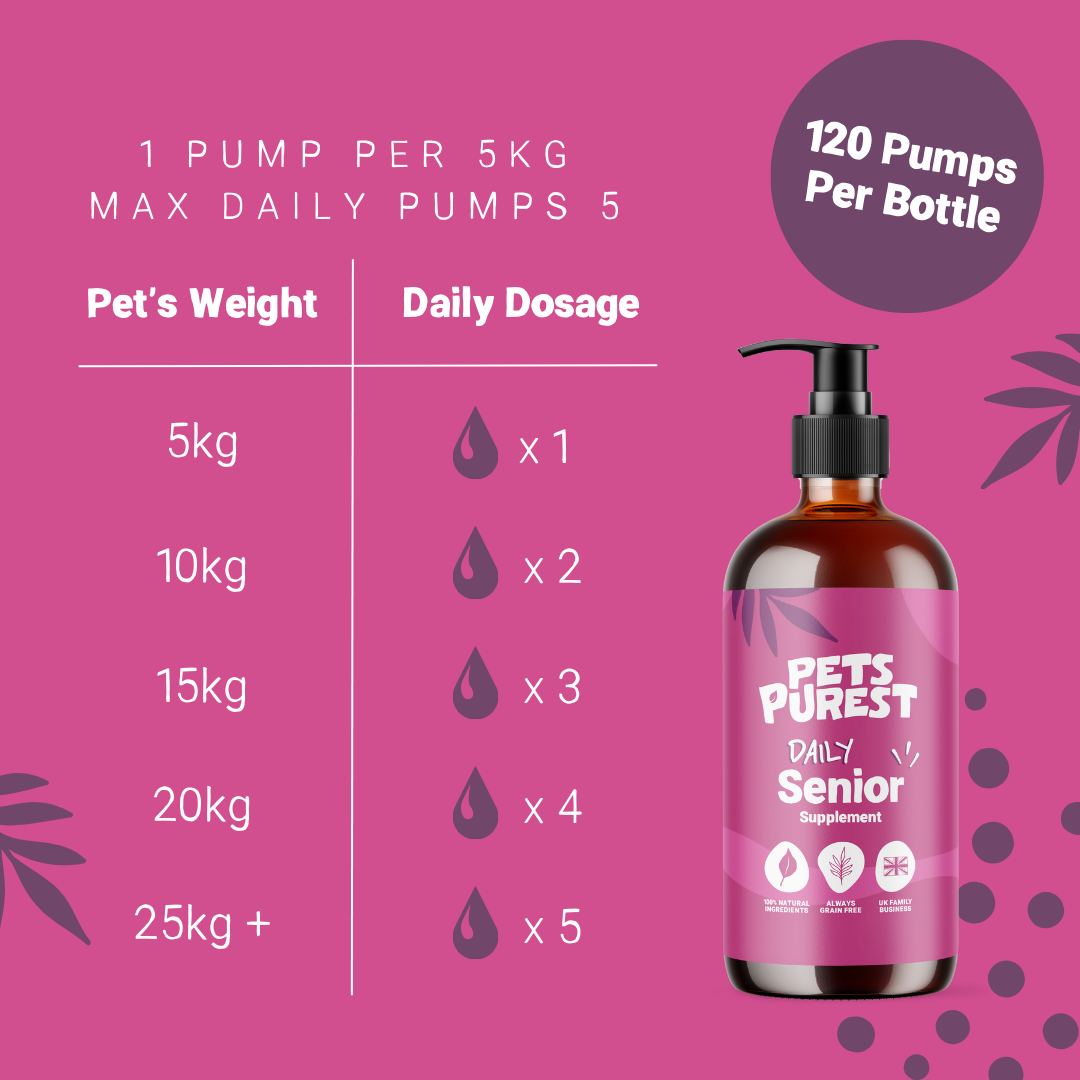 Daily Senior Salmon Oil for Dogs and Cats | 300ml