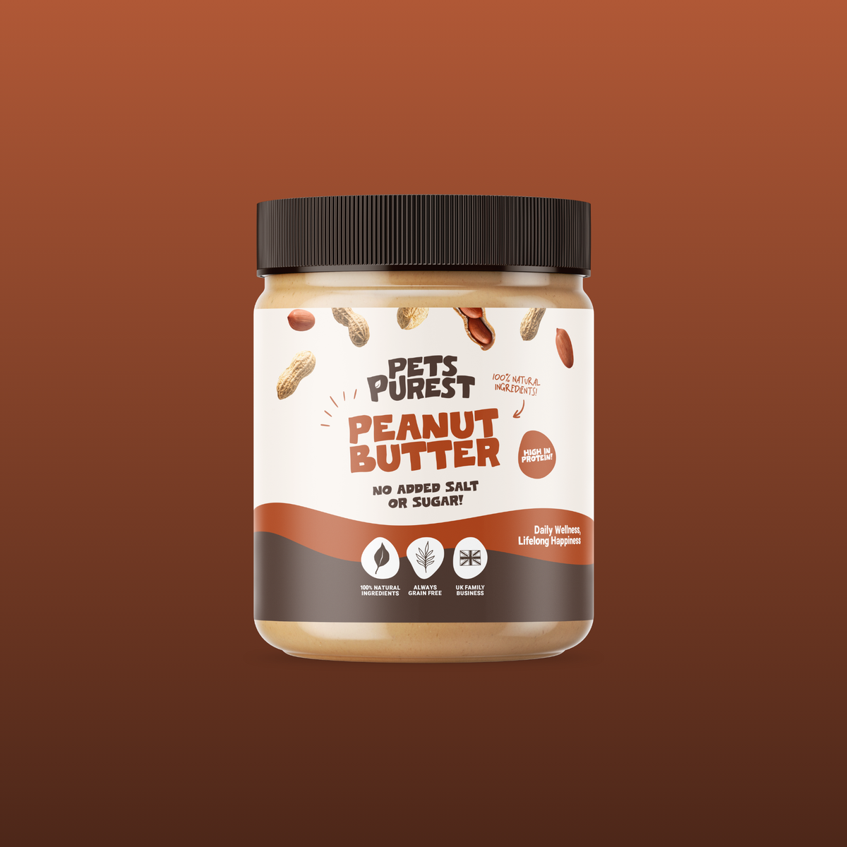 Natural Peanut Butter for Dogs | 340g