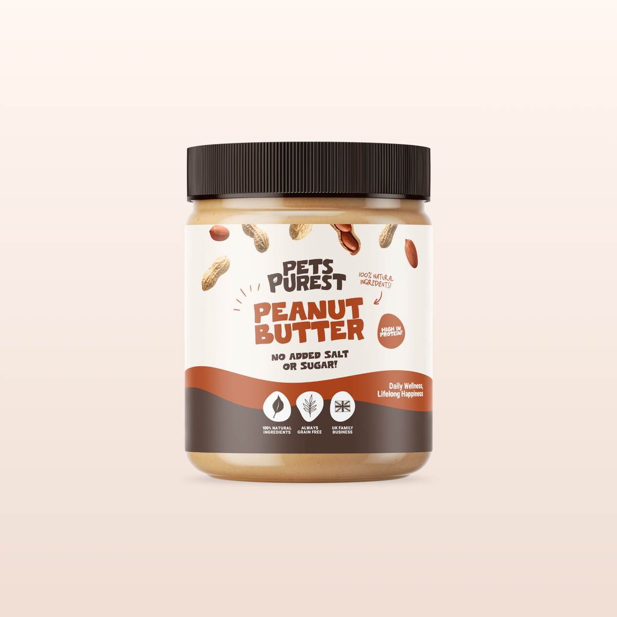 Natural Peanut Butter for Dogs | 340g
