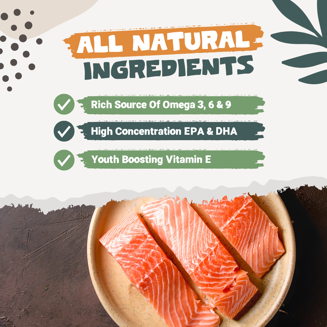 Natural Scottish Salmon Oil 300ml | 4 Pack Bundle