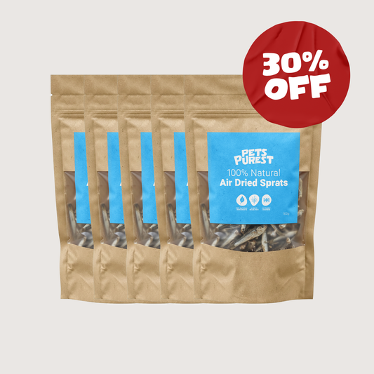 100% Natural Dried Sprats | 5 Pack Bundle