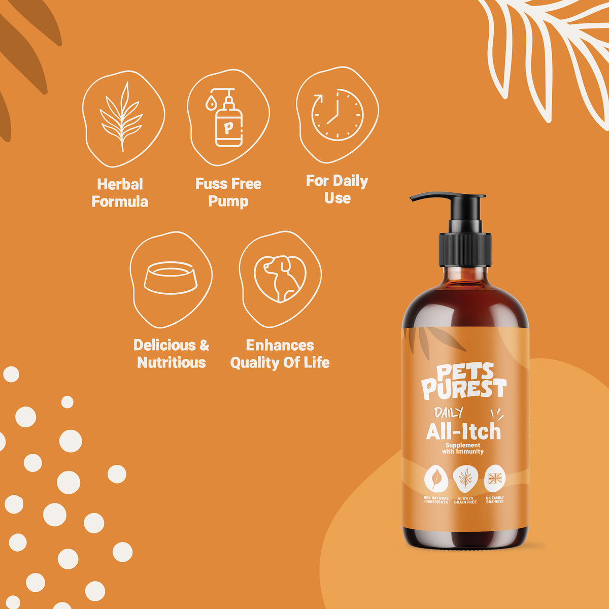Daily All Itch Salmon Oil for Dogs and Cats | 300ml