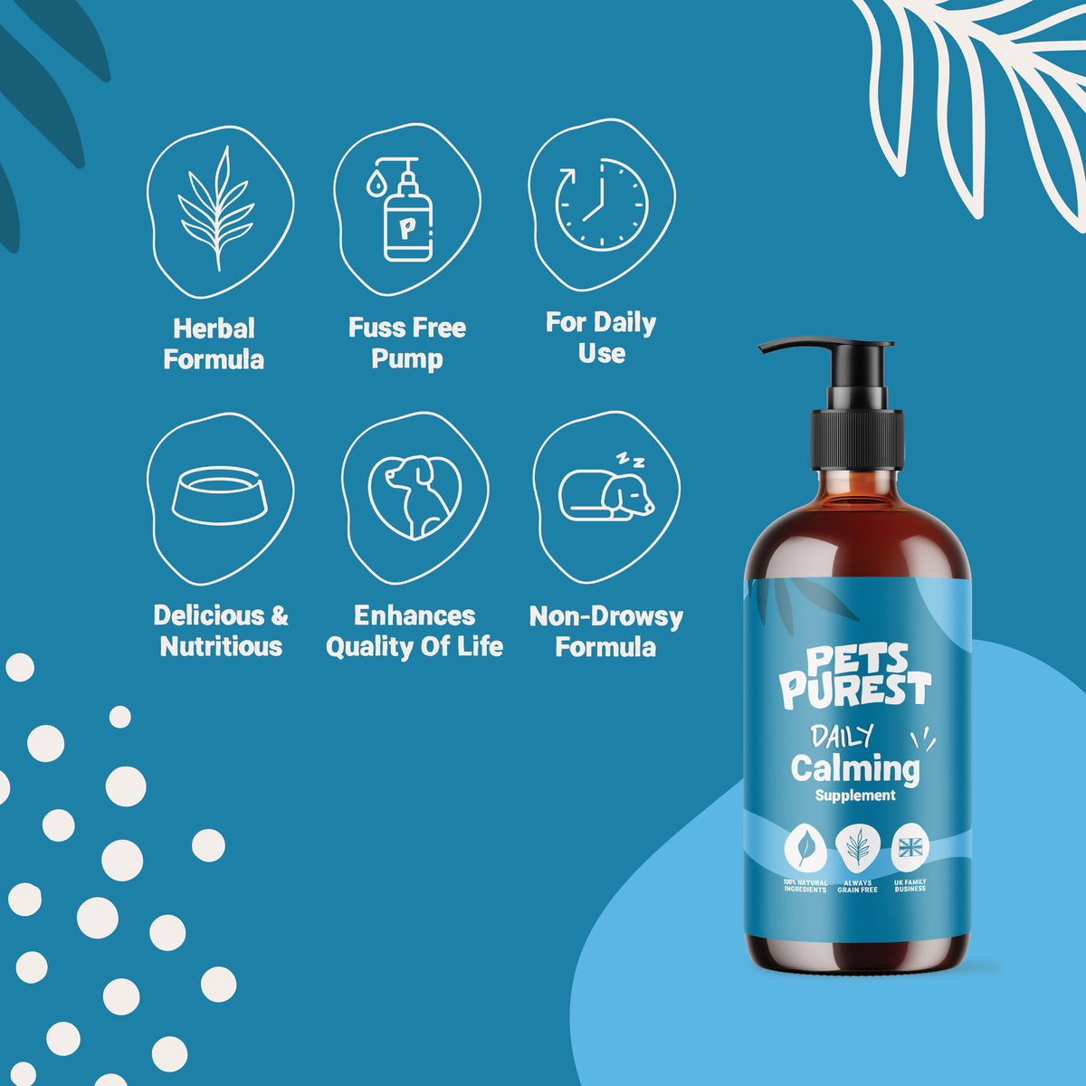 Daily Calming Salmon Oil for Dogs and Cats | 300ml