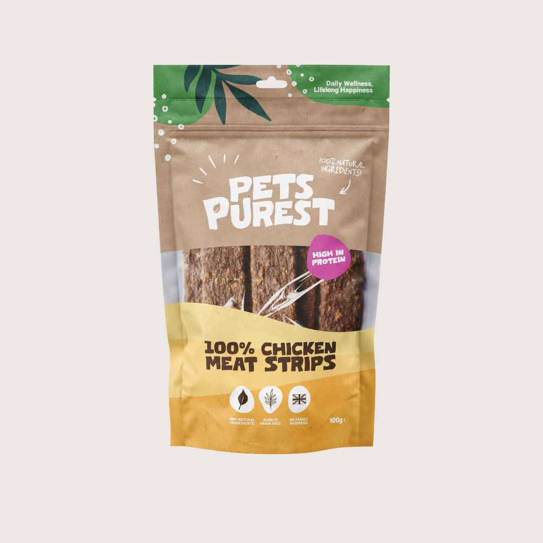 100% Natural Chicken Meat Strips | 100g