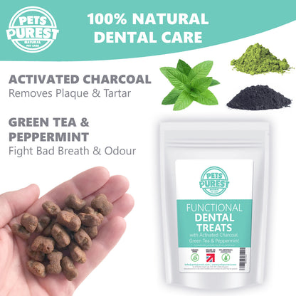 100% Natural, Grain Free Dental Plaque Off Premium Treats | 70g