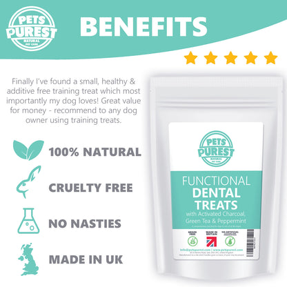 100% Natural, Grain Free Dental Plaque Off Premium Treats | 70g