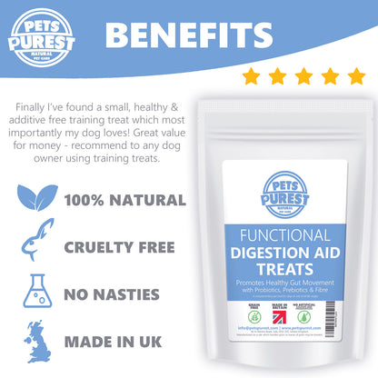 100% Natural Grain Free Digestion Aid Premium Treats | 70g