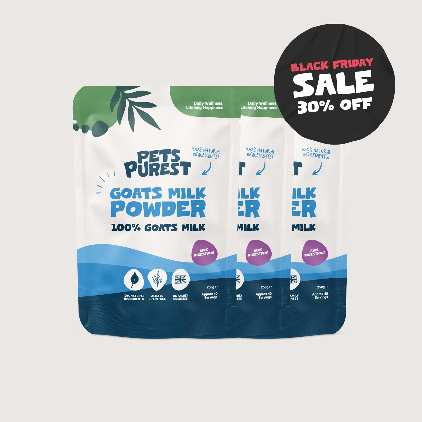 Goats Milk Powder | 3 Pack Bundle