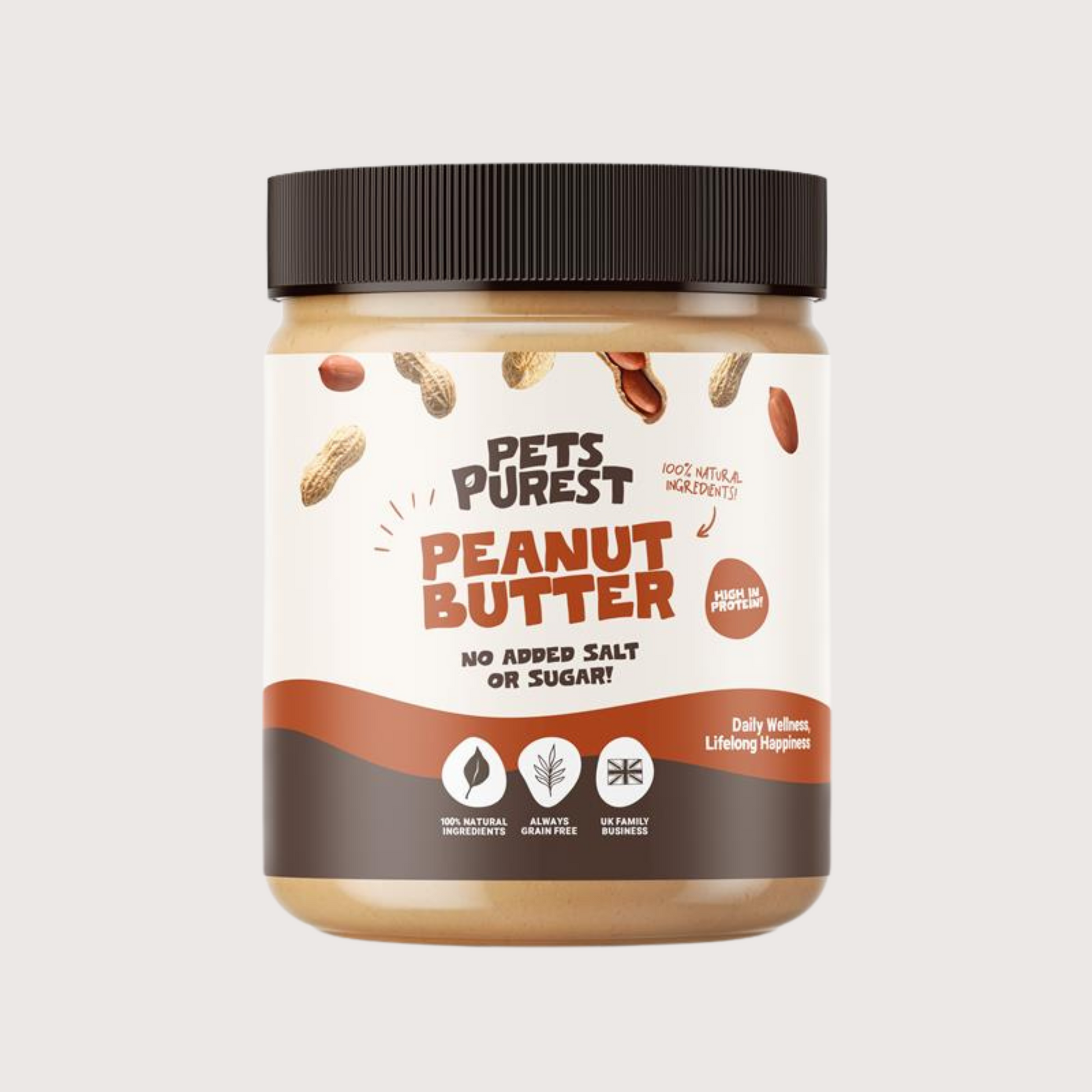 Peanut Butter For Dogs 100% Natural Pets Purest