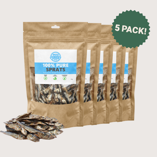 100% Natural Dried Sprats | 5 Pack Bundle