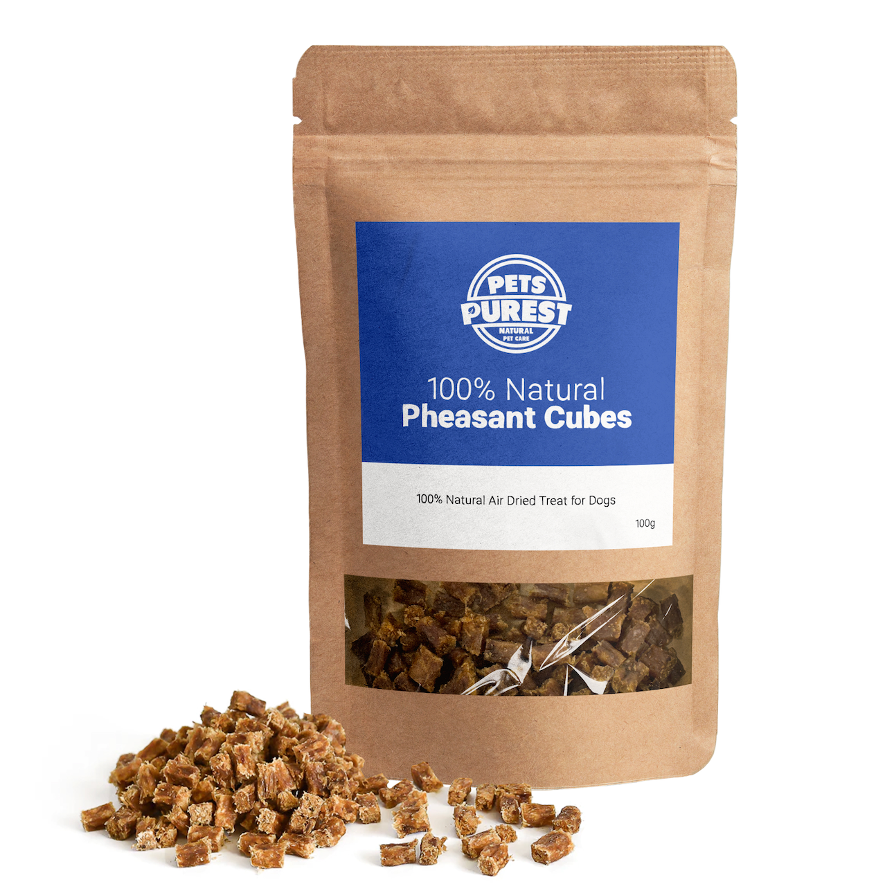 100% Natural Pheasant Cubes | 100g